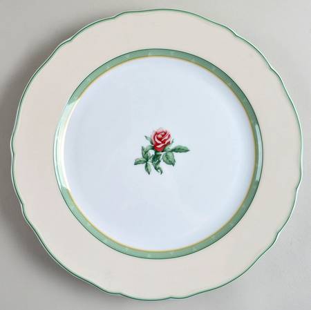 English Cottage Cream Service Plate (Charger)