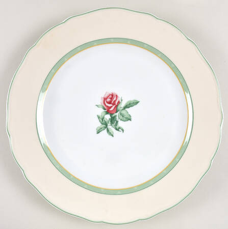 English Cottage Cream Service Plate (Charger)