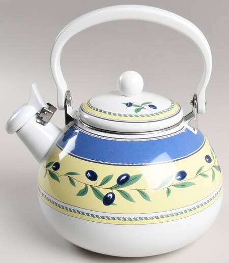 Tuscany Collection Metal Kettle & Lid