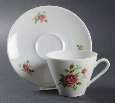 WIG491 Flat Cup & Saucer Set