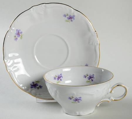 Remembrance Flat Cup & Saucer Set