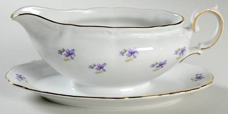 Remembrance Gravy Boat with Attached Underplate