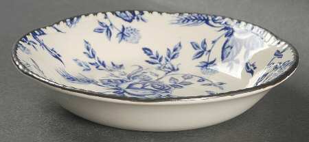 Colonial Rose Blue Fruit/Dessert (Sauce) Bowl