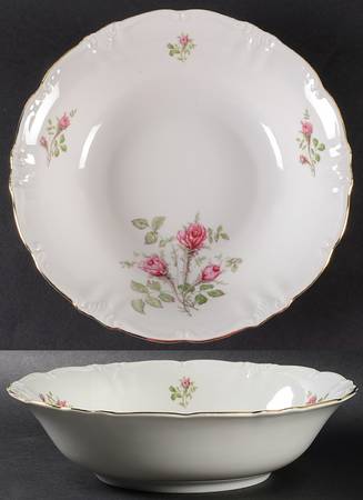 Morning Rose 9" Round Vegetable Bowl