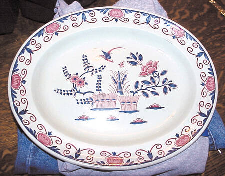 Van Hoorne 13" Oval Serving Platter