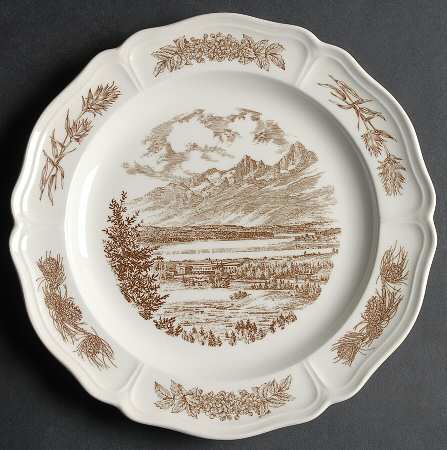 Grand Teton National Park Dinner Plate