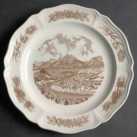 Grand Teton National Park Dinner Plate