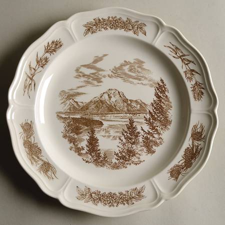 Grand Teton National Park Dinner Plate