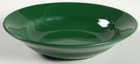 Fun Factory Hunter Green Rim Soup Bowl