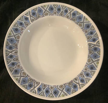 Mosaic Large Rim Soup Bowl