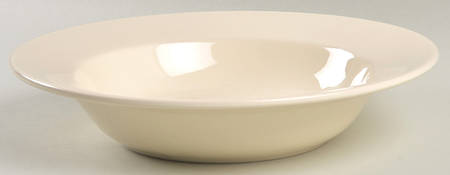 Belvedere Cream Large Rim Soup Bowl
