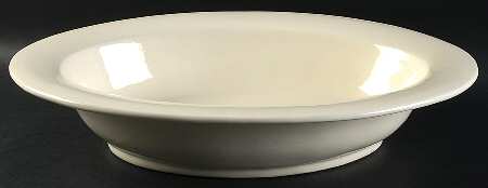 Belvedere Cream 17" Oval Baker
