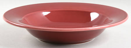 Belvedere Claret Large Rim Soup Bowl