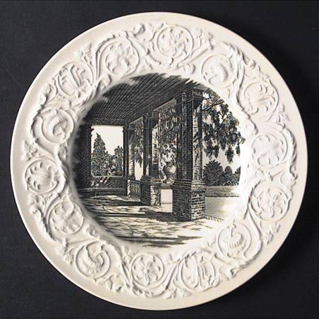 Randolph Macon Woman's College Green Luncheon Plate