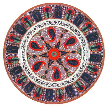 Indian (Blue, Orange, Green) by Wedgwood