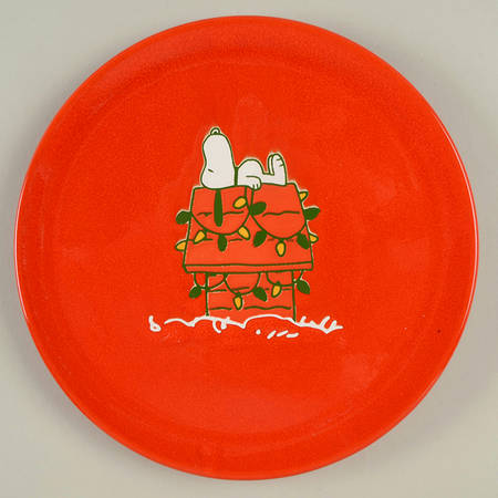 Peanuts Christmas Salad Plate