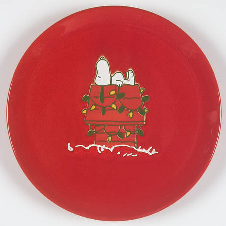 Peanuts Christmas Salad Plate