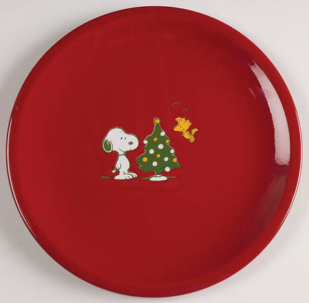 Peanuts Christmas Dinner Plate