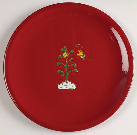 Peanuts Christmas Dinner Plate