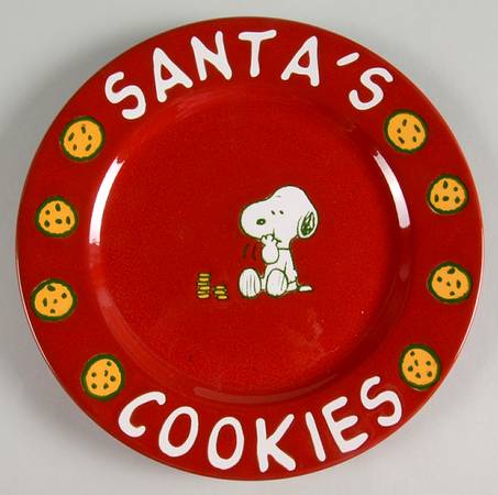 Peanuts Christmas Cookie Plate