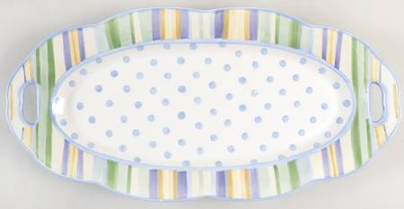 Blossom Hill Handled Serving Tray