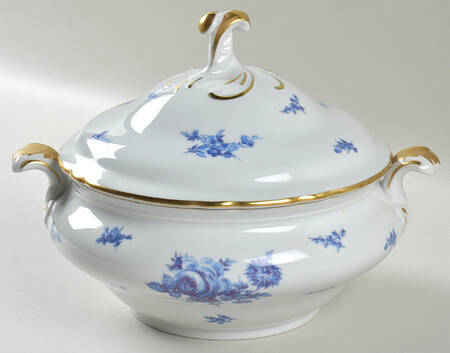 Meissen Bouquet Round Covered Vegetable