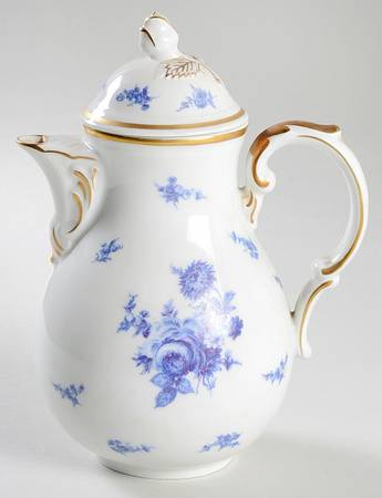 Meissen Bouquet Coffee Pot & Lid