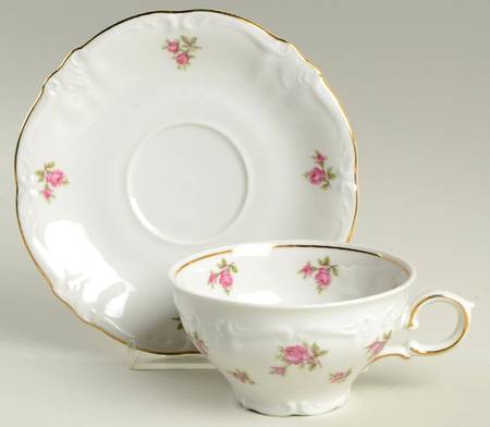 WIG510 Footed Cup & Saucer Set