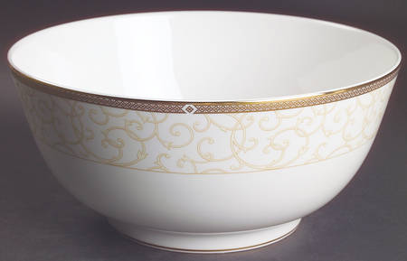 Celestial Gold 10" Large Salad Serving Bowl