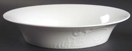 Nature 10" Oval Vegetable Bowl