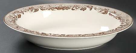 Plymouth (Brown, Williams-Sonoma) 11" Oval Vegetable Bowl