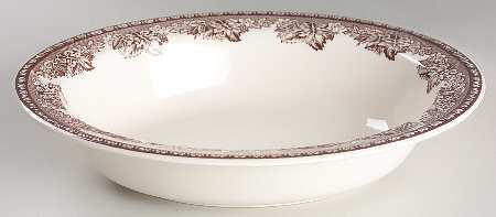Plymouth (Brown, Williams-Sonoma) 9" Oval Vegetable Bowl