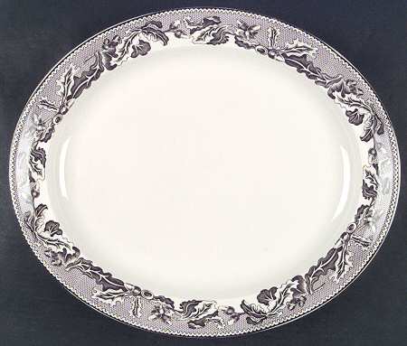 Plymouth (Brown, Williams-Sonoma) 16" Oval Serving Platter