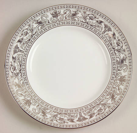 Florentine Platinum (Platinum Dragons) Bread & Butter Plate