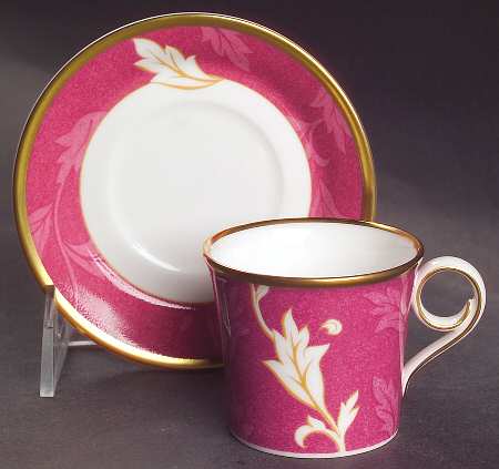 Time For Wedgwood After Dinner Flat Demitasse Cup & Saucer Set
