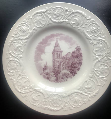 Cornell University Mulberry (Patrician) Dinner Plate