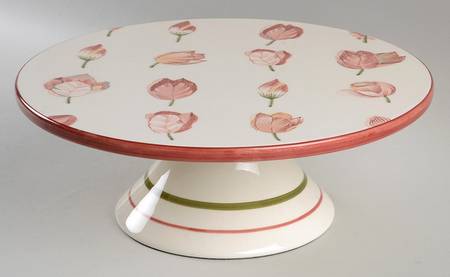 Garden Lane 11" Diameter Pedestal Cake Stand