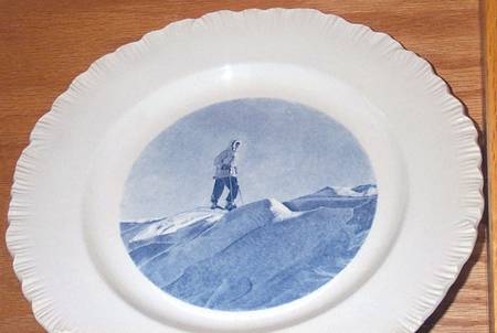 WW505 Blue Dinner Plate