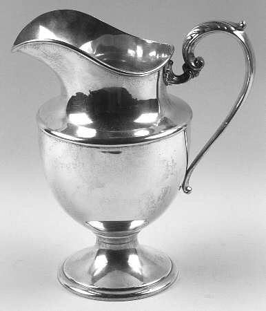 Sterling Hollowware Sterling Water Pitcher