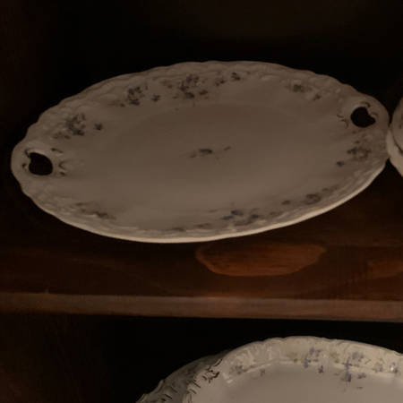 WEI42 Handled Cake Plate