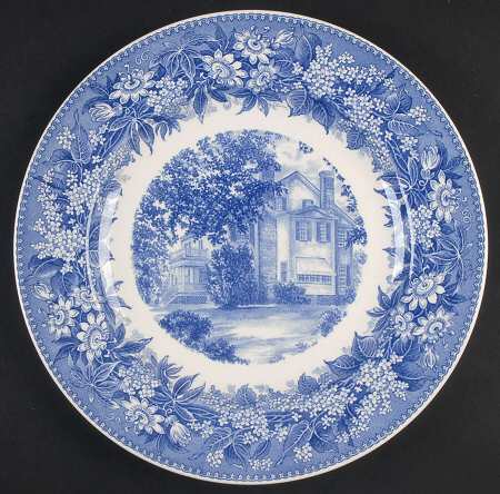 State Teachers College Blue Dinner Plate