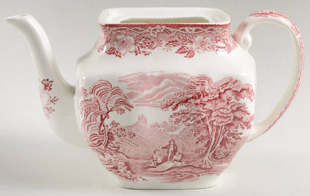Woodland Pink (Enoch Backstamp) Teapot No Lid