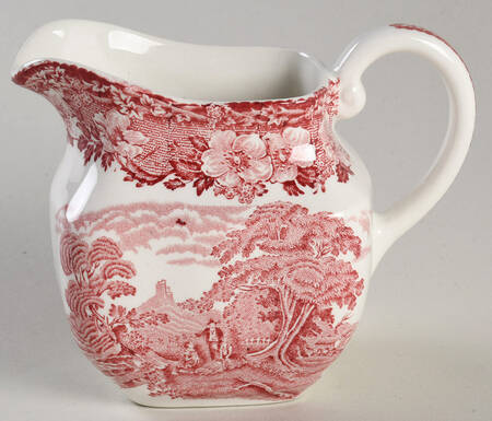 Woodland Pink (Enoch Backstamp) Mini Creamer