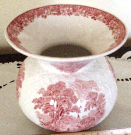 Woodland Pink (Enoch Backstamp) Spittoon
