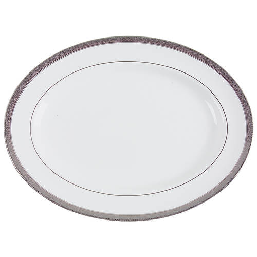 Newgrange Platinum 15" Oval Serving Platter