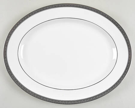 Newgrange Platinum 15" Oval Serving Platter