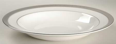 Newgrange Platinum Large Rim Soup Bowl