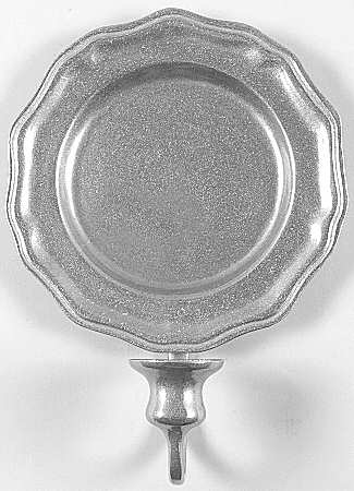 Queen Anne (Armetale, Hollowware, Satin) Wall Plate Candleholder