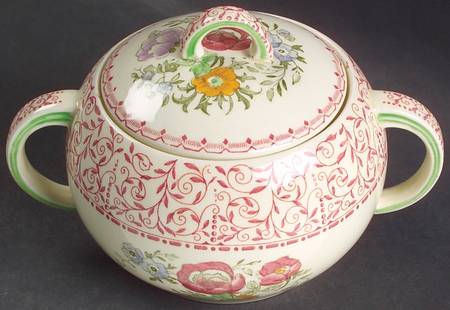 Georgia Red Sugar Bowl & Lid