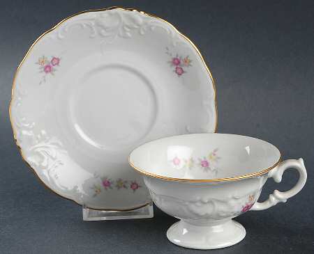 Spring Footed Cup & Saucer Set